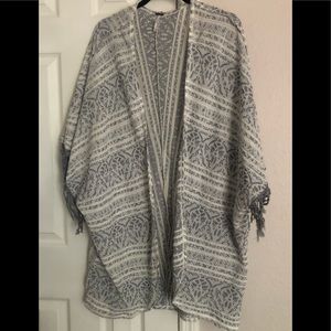 Free People Knit Poncho